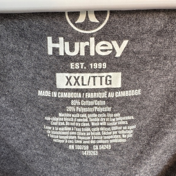 Hurley (LOT OF 2) Mens Muscle Tank Tops XXL Workout Gym Athletic Weightlifting - Picture 6 of 13